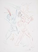 λ Salvador Dalí (1904-1989), Le tournoi de Galore, from Le quête du Graal (Field 75-9G;  M&L 780b)