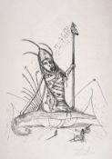 λ Salvador Dalí (1904-1989), From Les Songes Drôlatiques de Pantagruel (Field 73-7O; M&L 1412d)