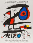 λ Joan Miró (1893-1983) after. Five Lithographs (Exhibition Posters and Book Plate)