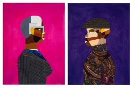 Derrick Adams (b.1970), Interior Life (Man) & (Woman)