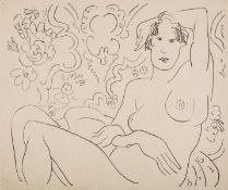 λ Henri Matisse (1869-1954) , Nu assis, bras gauche sur la tête (Duthuit 473)