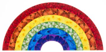 λ Damien Hirst (b. 1965) H7-2. Butterfly Rainbow