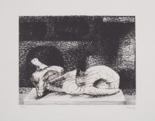 λ Henry Moore (1898-1986) Reclining Figure, Architectural Background III (Cramer 456)