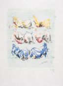 λ Henry Moore (1898-1986) Six Reclining Figures on Green Ground (Cramer 61)