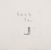 λ Tracey Emin (b.1963) Love You