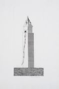 λ David Hockney (b.1937) The Tower Had One Window, from Illustrations for Six Fairy Tales from the …