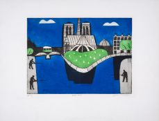 λ Julian Trevelyan (1910-1988), Notre Dame (Turner 357)