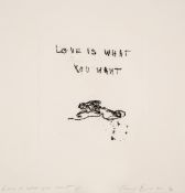 λ Tracey Emin (b.1963), Love is What You Want II
