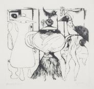 λ Edward Burra (1905-1976) Mrs Pott