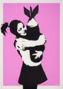 λ Banksy (b.1974), Bomb Love (Bomb Hugger) (Signed AP)