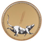 λ Banksy (b.1974), Rat Clock (Gold) (Signed)