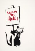 λ Banksy (b.1974), Welcome to Hell