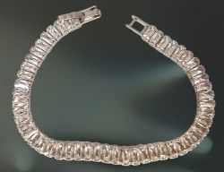 SILVER CUBIC ZIRCONIA BRACELET