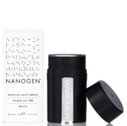 3 X NANOGEN HAIR THICKENING FIBRES WHITE SHADE 0.2(15G) RRP£57