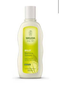 5 X WELEDA MILLET NOURISHING SHAMPOO 190ML