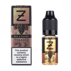 327 UNITS X 10ML - -BIA & HADES TOBACCO 18MG 50/50