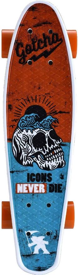 13 UNITS X NEW GOTCHA ICONS NEVER DIE COMPLETE CRUISER SKATEBOARD___**RRP £780