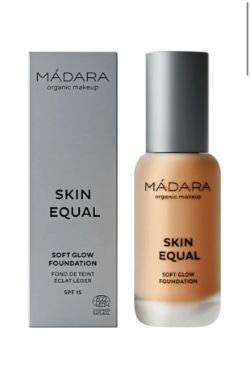 5 X MÁDARA SKIN EQUAL SOFT GLOW FOUNDATION 70 CARAMEL SPF15 30ML RRP£172