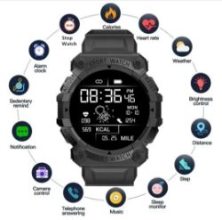 10 X FITNESS HEART RATE MONITOR SMART WATCHES