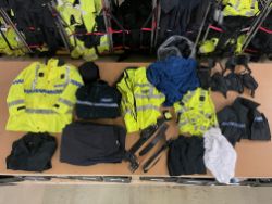 SINGLE BAG MIXED POLICE CLOTHING & ACCESSORIES - RRP £275.00