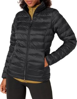X30 WOMENS WATER-RESISTANCE PACKABLE PUFFER JACKETS - L / XL BLACK / NAVY BLUE RRP £1,425