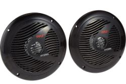 JOBLOT OF 60 BOXES OF 2 X NEW PYLE PLMR60B DUAL MARINE SPEAKERS - WATERPROOF 150 WATT - RRP £900