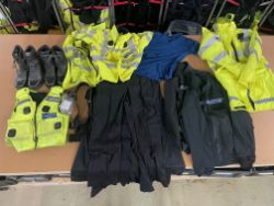 SINGLE BAG MIXED POLICE CLOTHING & ACCESSORIES - RRP £275.00
