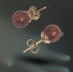 BALTIC AMBER EARRING STUD