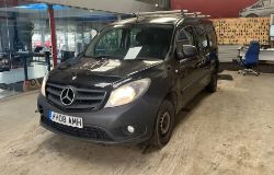 BLACK PANEL VAN: MERCEDES CITAN CREW CAB, 1 OWNER