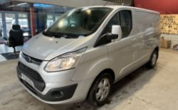 62K MILES - PRACTICAL LIMITED VAN: 66 PLATE FORD TRANSIT CUSTOM 270