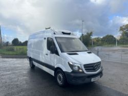 LIQUIDATION SALE - 2014 MERCEDES-BENZ SPRINTER 313 CDI WHITE FRIDGE/FREEZER PANEL VAN