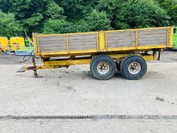 HARDWOOD DURABILITY: TIDY 8T DROPSIDE TIPPING TRAILER