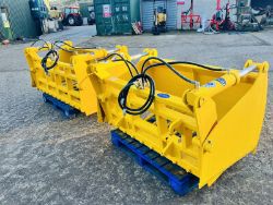 NEW ALBUTT 2.2M SHEAR GRAB, TRACTOR , TELEHANDLER , JCB , MANITOU, JOHN DEERE (6FT 6