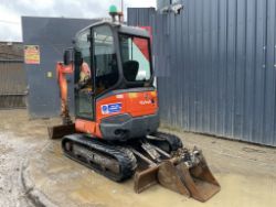 2017 KUBOTA U27-4: RED KEY PRECISION WITH 3831 HRS