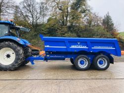 HAULING EXCELLENCE: MULTI-PURPOSE 14-TON DUMP TRAILER - RUGGED, RELIABLE, READY