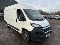 DIESEL WORKHORSE ALERT: PEUGEOT BOXER 335 L2, NEEDS ENGINE REPAIR >>--NO VAT ON HAMMER--<<