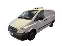 RUGGED EFFICIENCY: 2011 MERCEDES VITO LWB 110 FRIDGE VAN - SOLID CHOICE >>--NO VAT ON HAMMER--<<