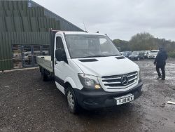 2018 MERCEDES SPRINTER 314: IMPECCABLE FLATBED, EURO 6 EFFICIENCY!