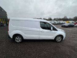 2015 FORD TRANSIT CONNECT: LWB, WHITE PANEL VAN, LIMITED EDITION >>--NO VAT ON HAMMER--<<