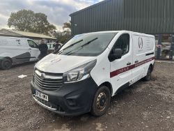 ECHOES OF EFFICIENCY: WHITE PANEL VAN, BOTTOM END KNOCK >>--NO VAT ON HAMMER--<<