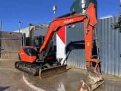 2019 KUBOTA KX080-4 MIDI EXCAVATOR