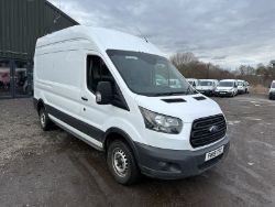 TOP-NOTCH 2019 FORD TRANSIT 350 LWB HIGH TOP: ULEZ COMPLIANT, WHITE PANEL VAN