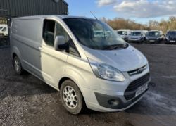 SILVER BULLET: 2015 FORD TRANSIT CUSTOM 290 L1 LOW ROOF VAN