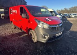 RED REVIVAL: 66 PLATE VAUXHALL VIVARO DIESEL SPARES/REPAIRS >>--NO VAT ON HAMMER--<<