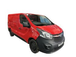 VALUE FOR MONEY: 2015 VAUXHALL VIVARO TRAFIC RED PANEL VAN >>--NO VAT ON HAMMER--<<