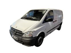 63 PLATE MERCEDES-BENZ VITO LONG DIESEL: READY FOR ACTION >>--NO VAT ON HAMMER--<<