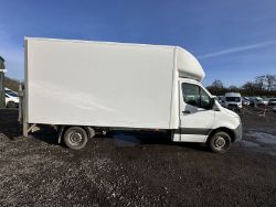 SMOOTH OPERATOR: 69 PLATE MERCEDES SPRINTER LUTON BOX, TAIL LIFT