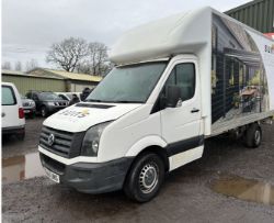 FIXER-UPPER FIND: '16 VW CRAFTER LUTON, TAIL LIFT, SNAP BELT