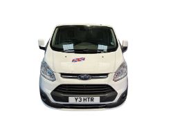 EFFICIENT WORK VAN: 2017 FORD TRANSIT CUSTOM 2.0 TDCI >>--NO VAT ON HAMMER--<<