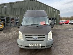 SMOOTH OPERATOR: FORD TRANSIT HIGH ROOF JUMBO VAN, DONOR POTENTIAL >>--NO VAT ON HAMMER--<<